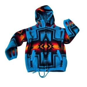 Artesanias Tuntaquimba Wool Hoody Sweater Kids Size 4